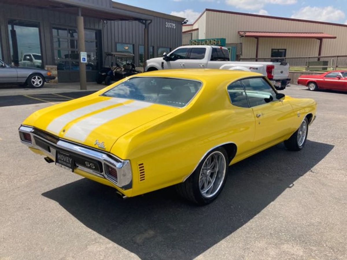 1970 Yellow Chevrolet Chevelle Coupe