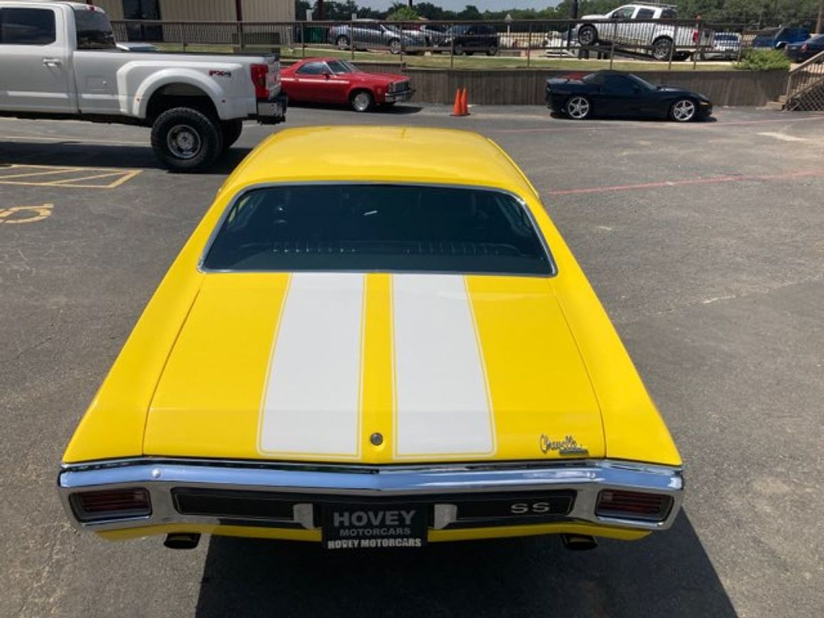 1970 Yellow Chevrolet Chevelle Coupe