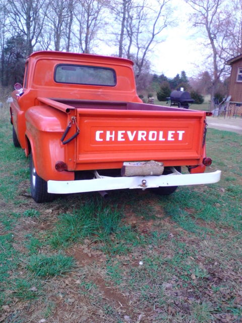 1963 Red Chevrolet C-10 Step side