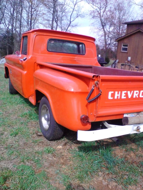 1963 Red Chevrolet C-10 Step side