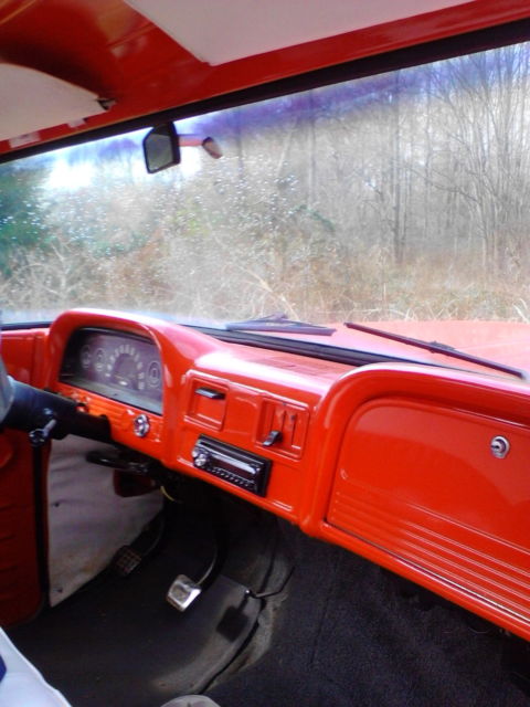 1963 Red Chevrolet C-10 Step side
