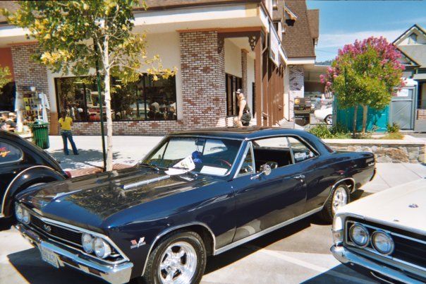 1966 Blue Chevrolet Chevelle Coupe