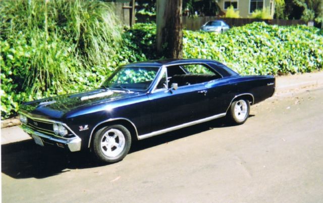1966 Blue Chevrolet Chevelle Coupe