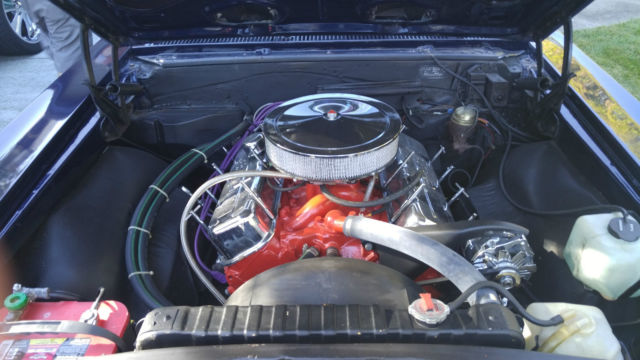 1966 Blue Chevrolet Chevelle Coupe