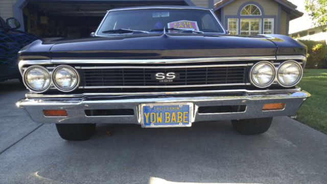 1966 Blue Chevrolet Chevelle Coupe