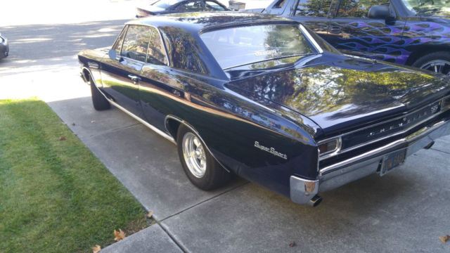 1966 Blue Chevrolet Chevelle Coupe