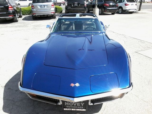 1972 Blue Chevrolet Corvette Coupe