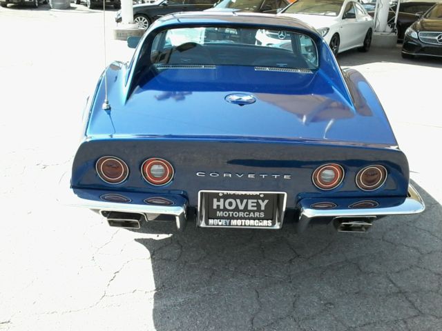 1972 Blue Chevrolet Corvette Coupe