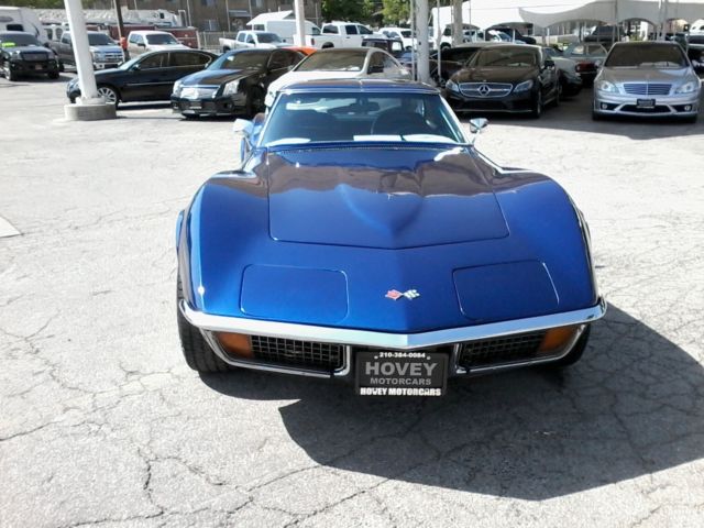 1972 Blue Chevrolet Corvette Coupe