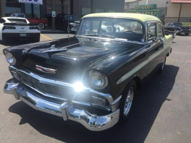 1956 Yellow Chevrolet Bel Air/150/210 Coupe