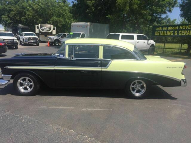1956 Yellow Chevrolet Bel Air/150/210 Coupe