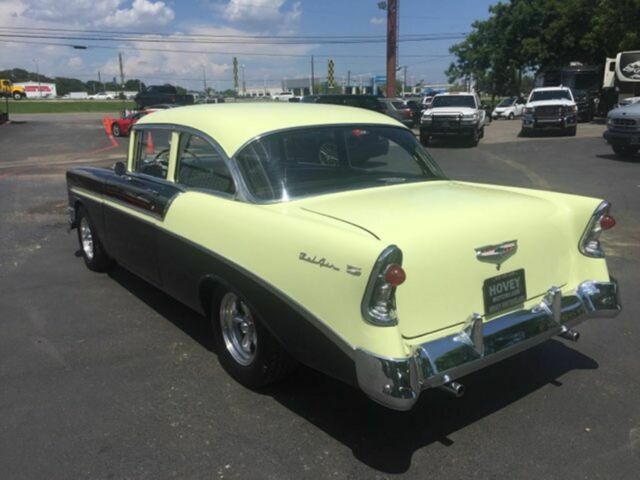 1956 Yellow Chevrolet Bel Air/150/210 Coupe