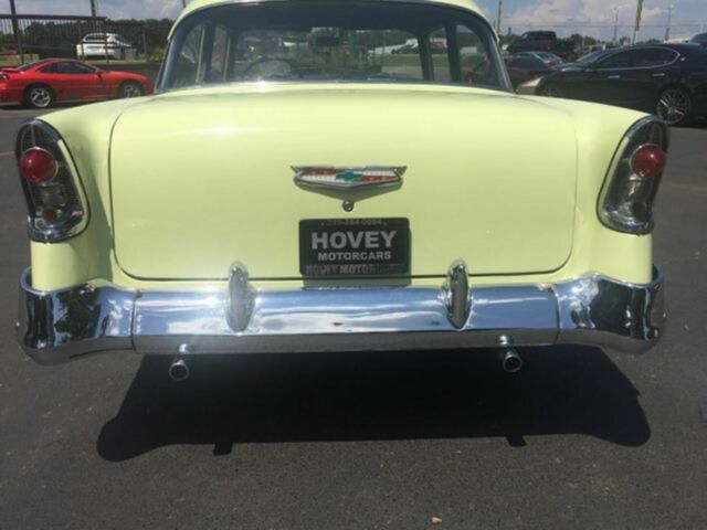 1956 Yellow Chevrolet Bel Air/150/210 Coupe