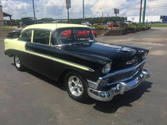 1956 Yellow Chevrolet Bel Air/150/210 Coupe