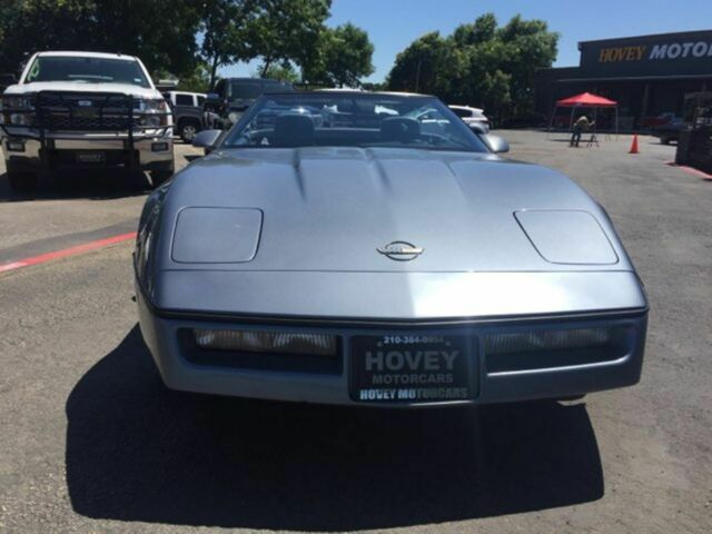 1990 Blue Chevrolet Corvette Convertible