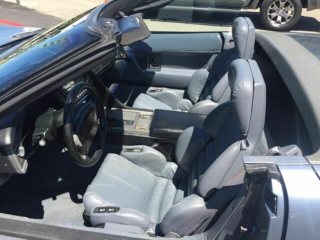 1990 Blue Chevrolet Corvette Convertible