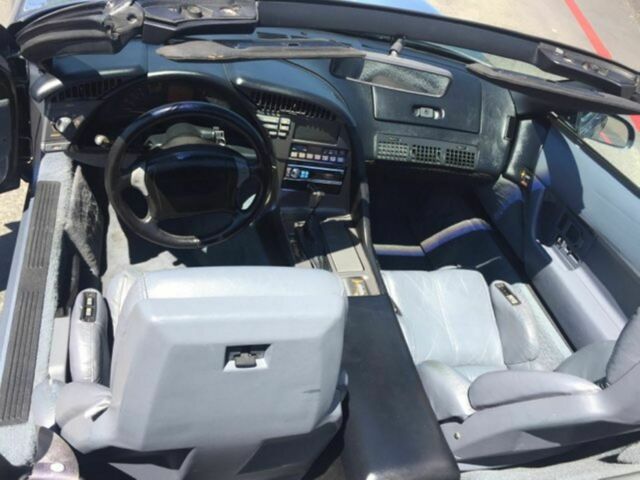 1990 Blue Chevrolet Corvette Convertible