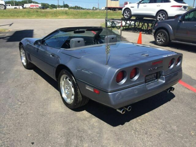 1990 Blue Chevrolet Corvette Convertible