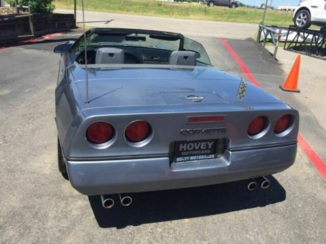 1990 Blue Chevrolet Corvette Convertible