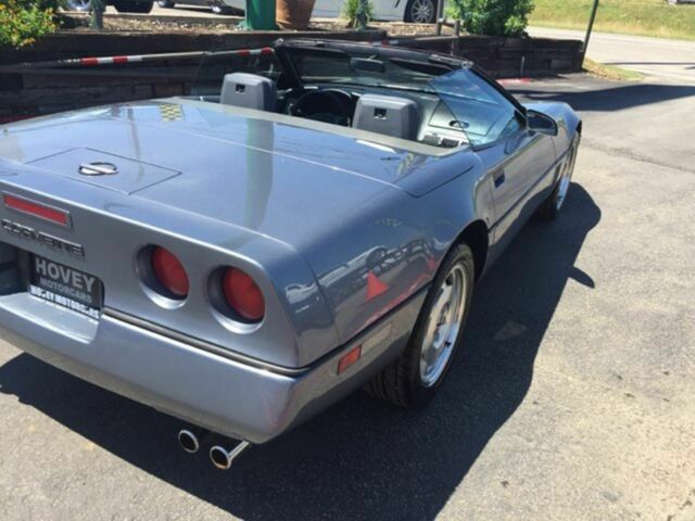 1990 Blue Chevrolet Corvette Convertible