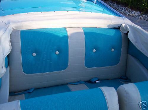 1957 Blue Chevrolet Bel Air/150/210 Convertible