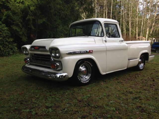 1959 White Chevrolet Other Pickups Cab & Chassis