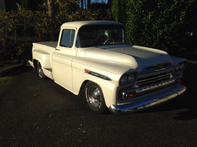 1959 White Chevrolet Other Pickups Cab & Chassis