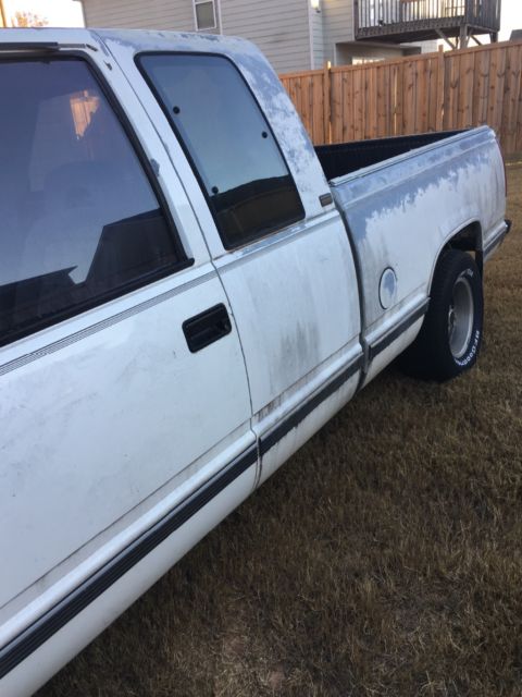 1992 White Chevrolet C/K Pickup 1500 Extended Cab Pickup