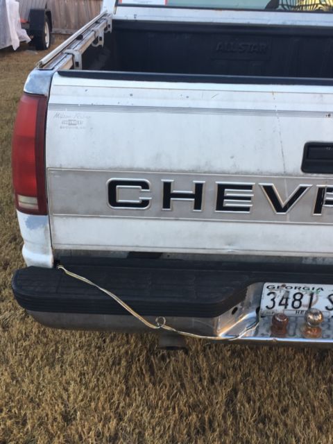 1992 White Chevrolet C/K Pickup 1500 Extended Cab Pickup