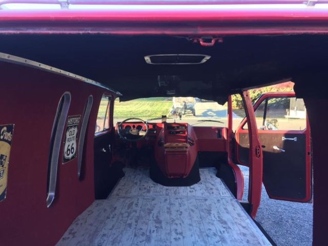 1981 Red Chevrolet G20 Van Standard Passenger Van