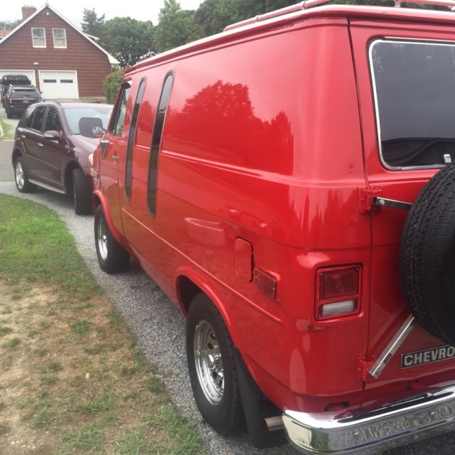 1981 Red Chevrolet G20 Van Standard Passenger Van