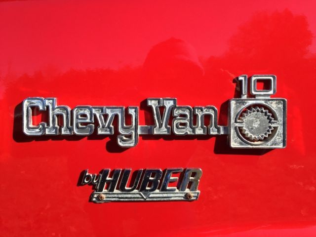 1981 Red Chevrolet G20 Van Standard Passenger Van