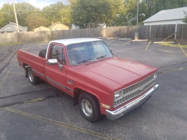 1982 Red Chevrolet C-10 Standard Cab Pickup