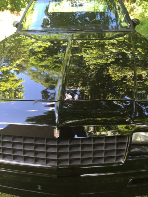 1985 Black Chevrolet Monte Carlo Coupe