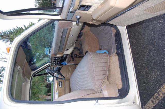1981 cream Chevrolet C/K Pickup 3500 Cab & Chassis