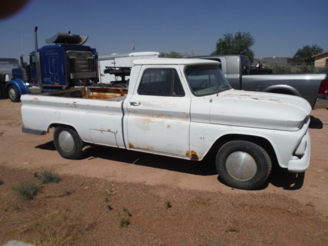 1964 White Chevrolet C-10 Standard Cab Pickup