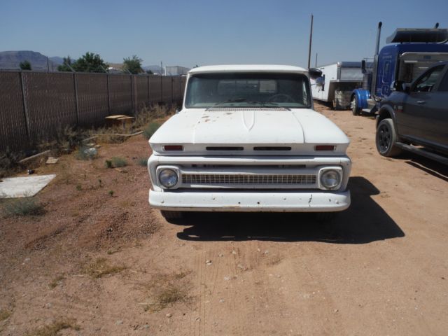1964 White Chevrolet C-10 Standard Cab Pickup