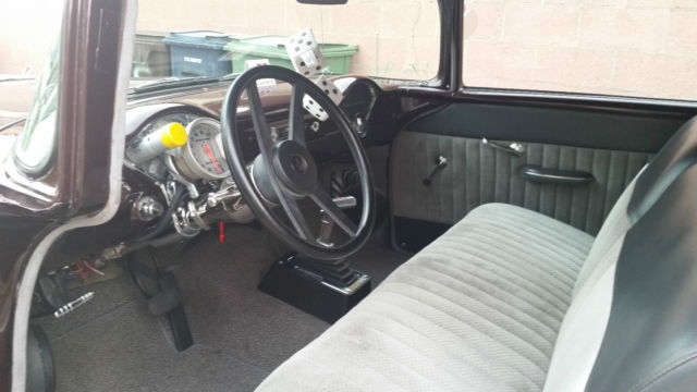 1955 Metallic Black Cherry Chevrolet Bel Air/150/210 Wagon