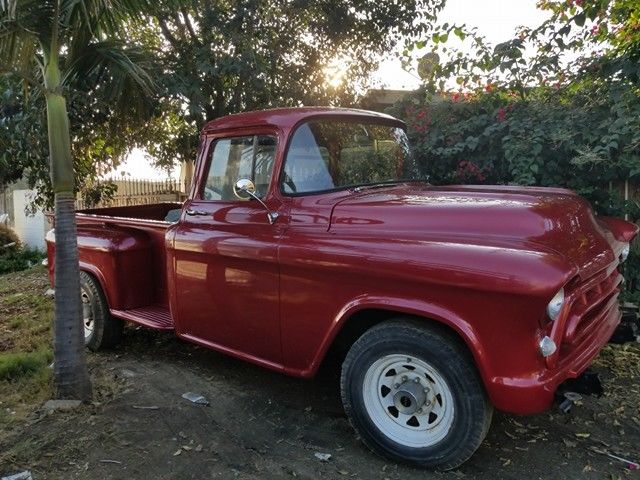 1955 Red Chevrolet Other Pickups Crew Cab Pickup