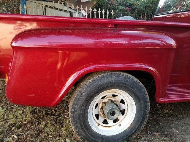 1955 Red Chevrolet Other Pickups Crew Cab Pickup