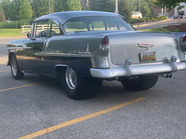 1955 Blue / Silver Chevrolet Bel Air/150/210