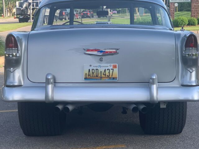 1955 Blue / Silver Chevrolet Bel Air/150/210