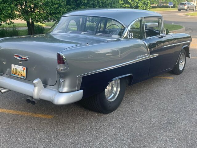 1955 Blue / Silver Chevrolet Bel Air/150/210