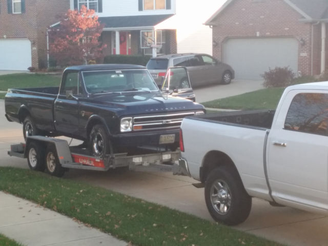 1967 Blue Chevrolet C-10 Standard Cab Pickup