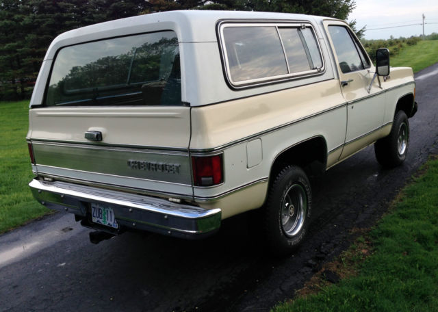 1979 Tan Chevrolet Blazer SUV