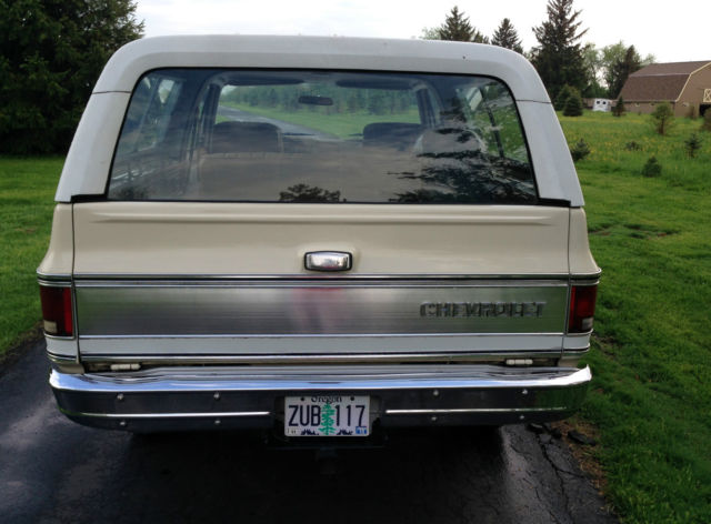 1979 Tan Chevrolet Blazer SUV