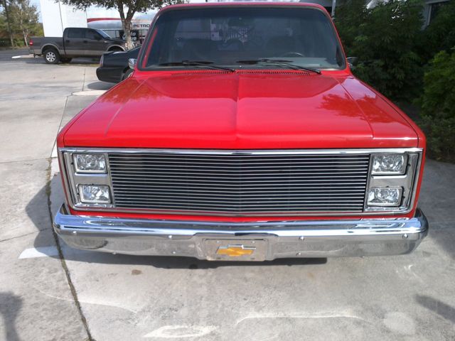 1985 Red Chevrolet C-10 Standard Cab Pickup