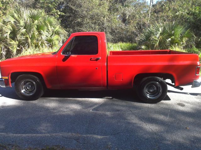 1985 Red Chevrolet C-10 Standard Cab Pickup