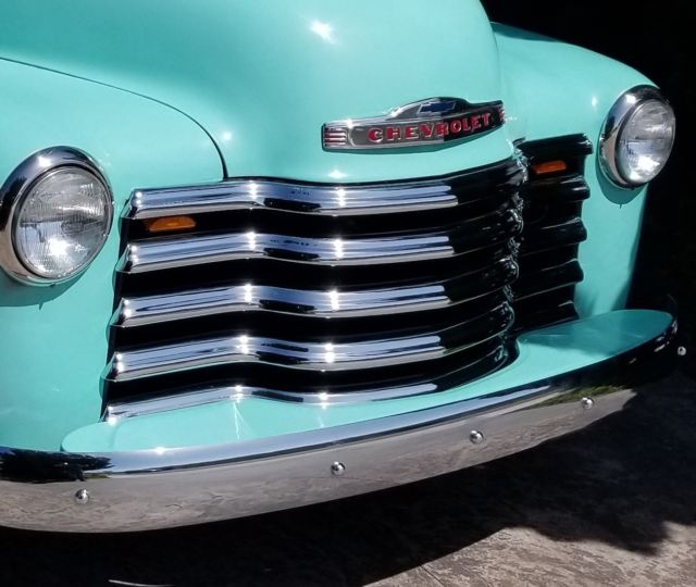 1952 Aqua Chevrolet Other Pickups 3100 Short Bed