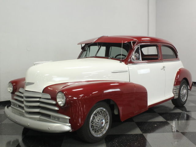 1947 Burgundy Chevrolet Fleetmaster Sedan